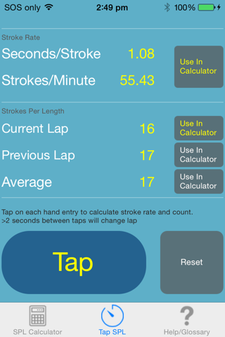 Swim Stroke Count Tools screenshot 2