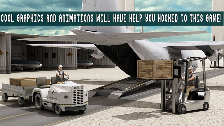 Transport Truck Cargo Plane 3D screenshot-3