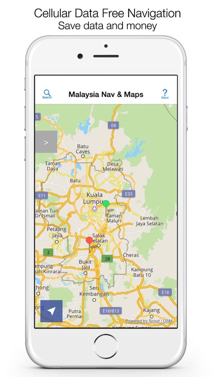 Malaysia Offline Maps & Offline Navigation screenshot-0