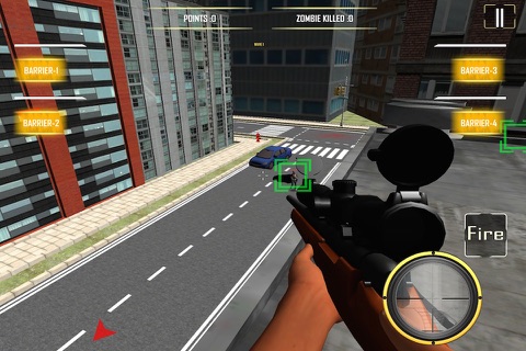 3D Sniper City Warfare- Elite Zombie Shooting Game screenshot 3
