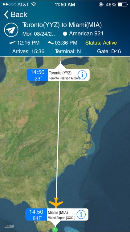 Miami Airport (MIA) Flight Tracker Radar