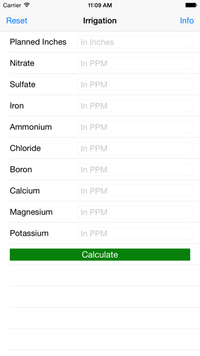 How to cancel & delete Crop Nutrients in Irrigation Water Calculator from iphone & ipad 1