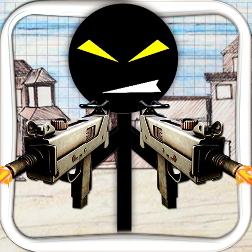 Stick-Man Sniper Wars : Angry Doodle Hero vs Cartoon Assassin Gangster PRO icon