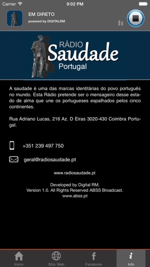 Rádio Saudade Portugal(圖1)-速報App