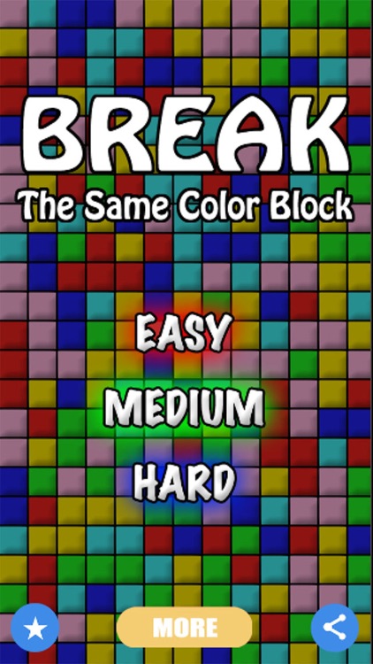 Break the Same Color Block, No Ads