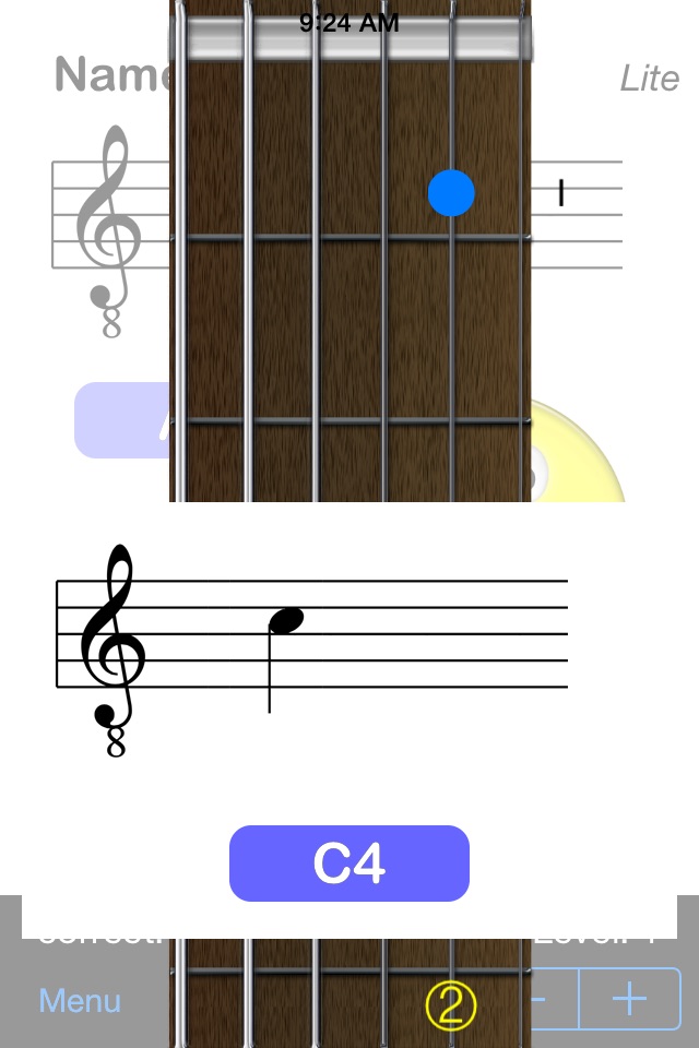 Guitar Score Trainer - Lite - Learn Notes With Your Real Guitar screenshot 4