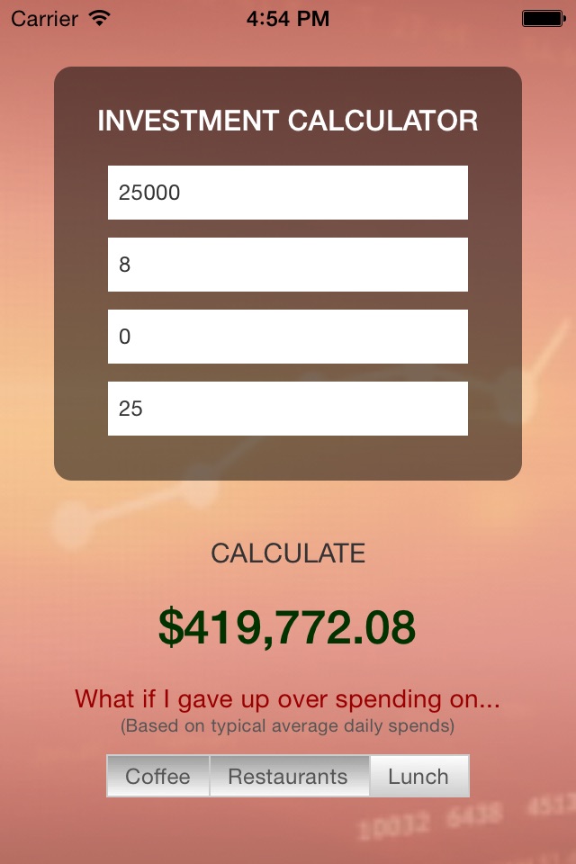 JMS Investment Calculator screenshot 3