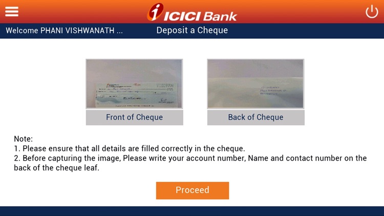 ICICI Bank eftCheques screenshot-3