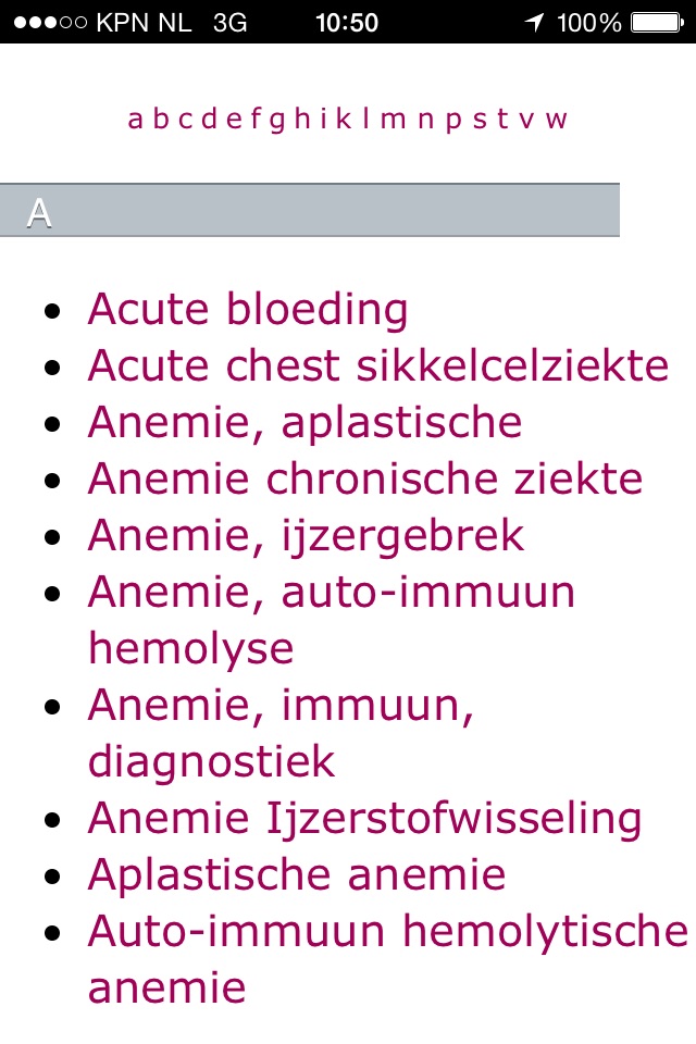 Hematologie screenshot 4