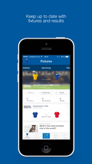 Fan App for Portsmouth FC