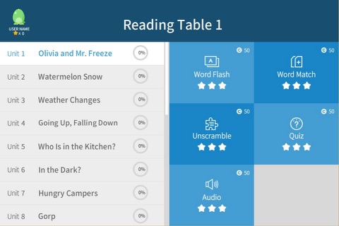 Reading Table 1 screenshot 4