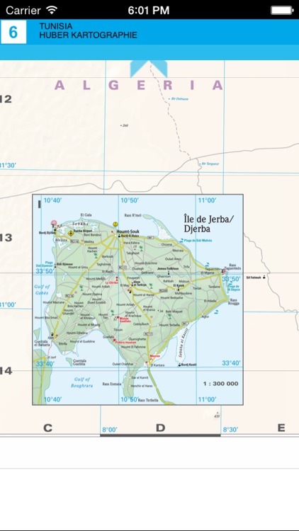 Tunisia. Road and tourist map screenshot-3