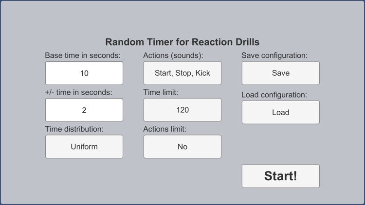 Random Timer (Reaction Drills)