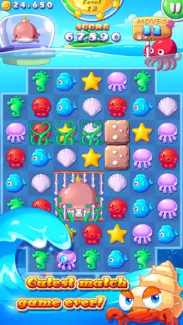 Game screenshot Ocean World - 3 match Mermaid rescue puzzle game apk