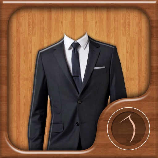 Man Suit Photo Montage Icon