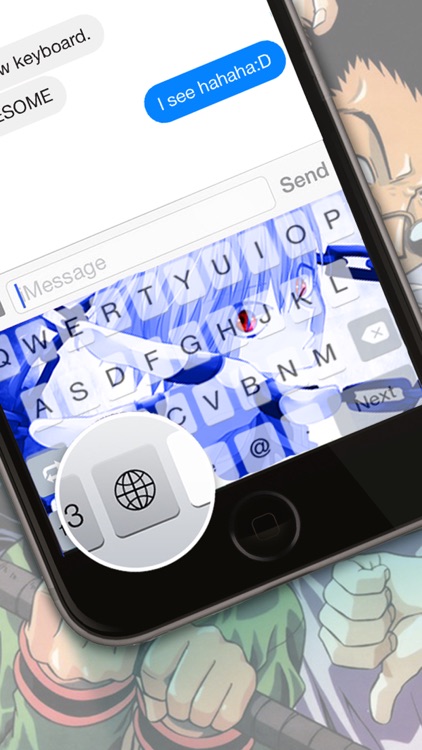 Custom Keyboard Cartoon Anime Manga : Color & Wallpapers Themes For The Hunter x Hunter Style