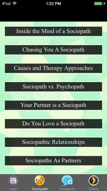 Symptoms Of A Sociopath - Relationships screenshot-3