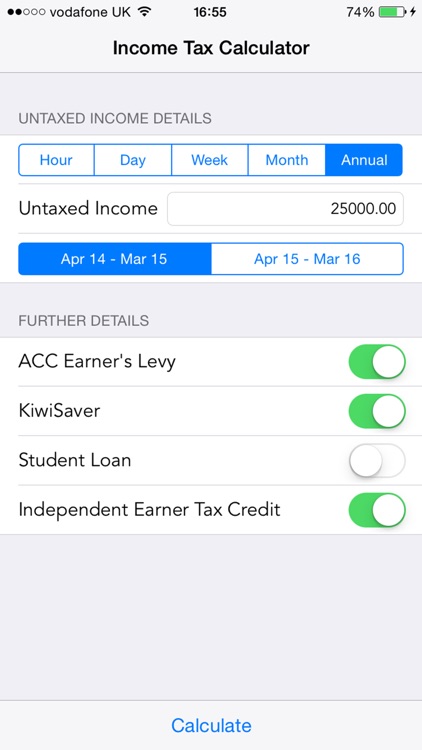 Income Tax Kiwi - New Zealand Tax Calculator screenshot-1