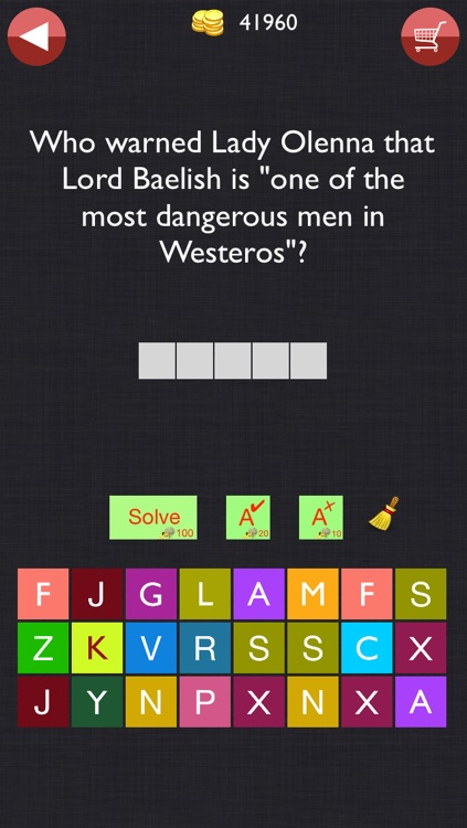 Trivia Quiz - For Throne Game Fans Guess the right word screenshot-3
