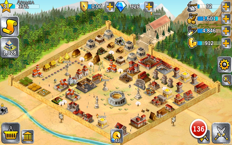 Battle Empire: Roman Wars - Build a City and Grow your Empire in the Roman and Spartan era screenshot 4