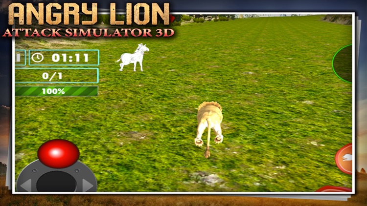Angry Lion Attack Simulator 3D screenshot-4