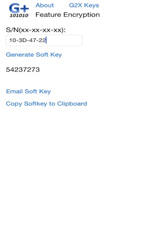 GOMACO Encryption Keys screenshot 2