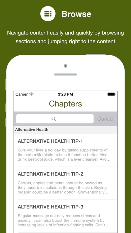 201 Tips for Healthy Living screenshot-3
