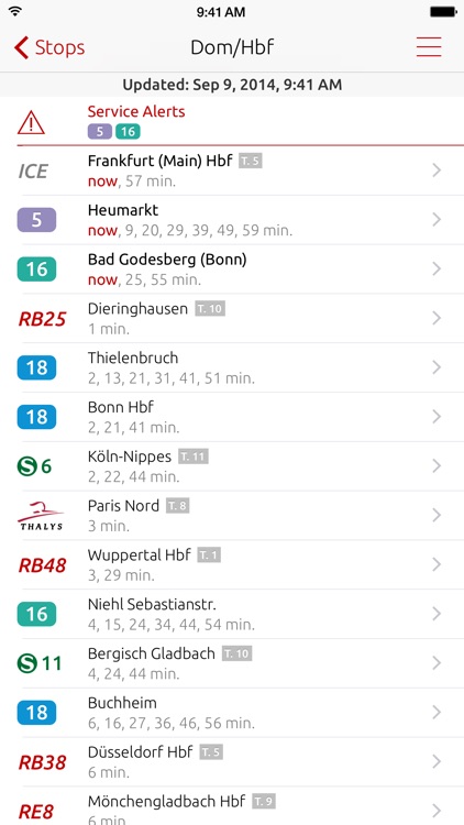 Tram+Bus Cologne – Real time departures in Cologne