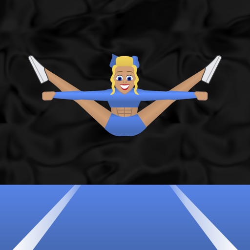 Cheermoji - cheerleading emojis for cheerleaders to build tiny cheer stunts