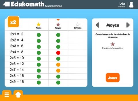 EdukoMath : Tables de multiplication ! screenshot 4