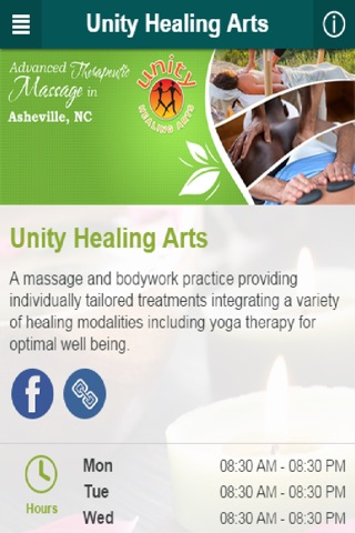 Unity Healing Arts screenshot 2