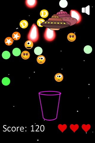Red Space Ball - UFO Coming screenshot 4