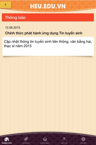 Tin tuyển sinh 2015 screenshot 3