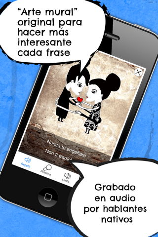 Italian Phrasi - Free Offline Phrasebook with Flashcards, Street Art and Voice of Native Speaker screenshot 2