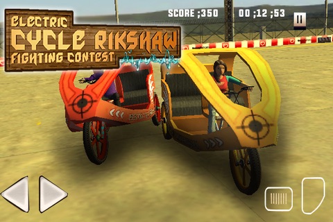 Electric Cycle Rickshaw Fighting Contest screenshot 2