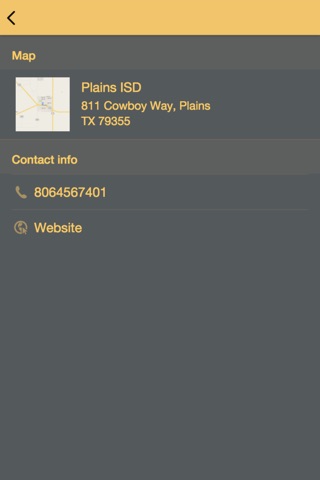 Plains ISD screenshot 2