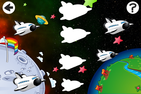 A Sort By Size Game for Children: Learn and Play with in an Outer Space screenshot 3