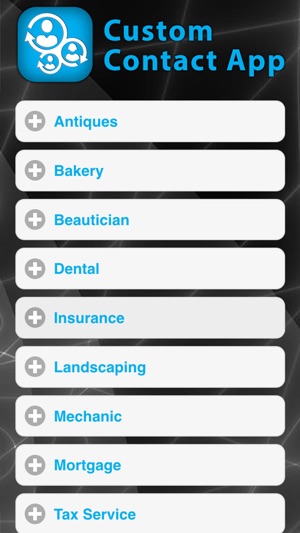 Custom Contact App