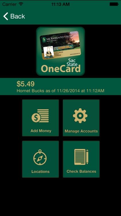 SacState OneCard Mobile