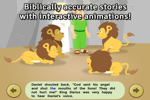 Bible Heroes: Daniel and the Lions - Bible Story, Puzzles, Coloring, and Games for Kids screenshot 2