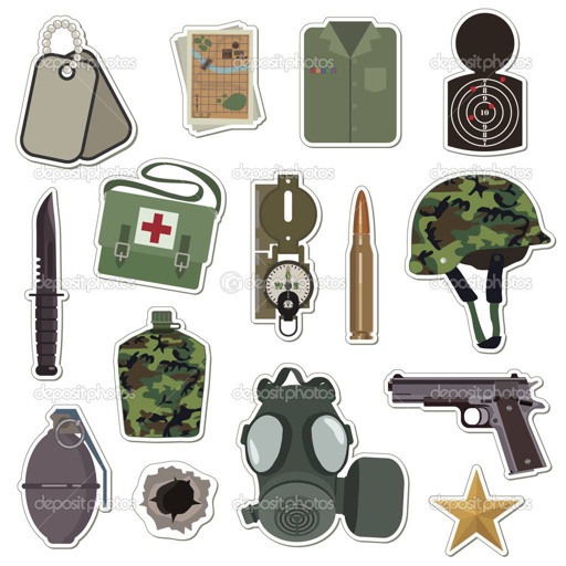 Military Stickers Keyboard: Using War Theme Icons to Chat icon