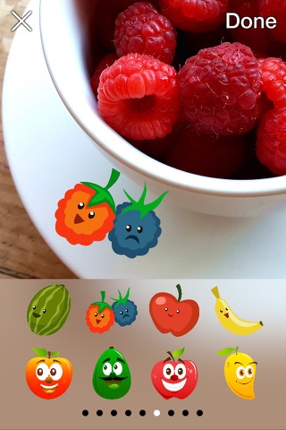 Funny Fruit Photo Stickers screenshot 4