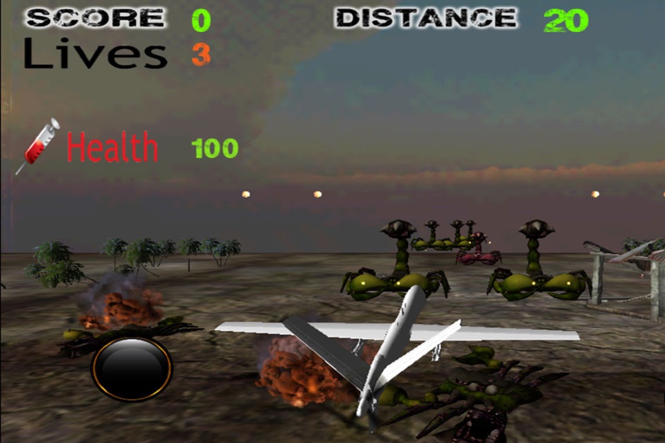 Drone Striker Scorpion Armory 3D - Desert Storm Bionic Monsters Collision screenshot 4