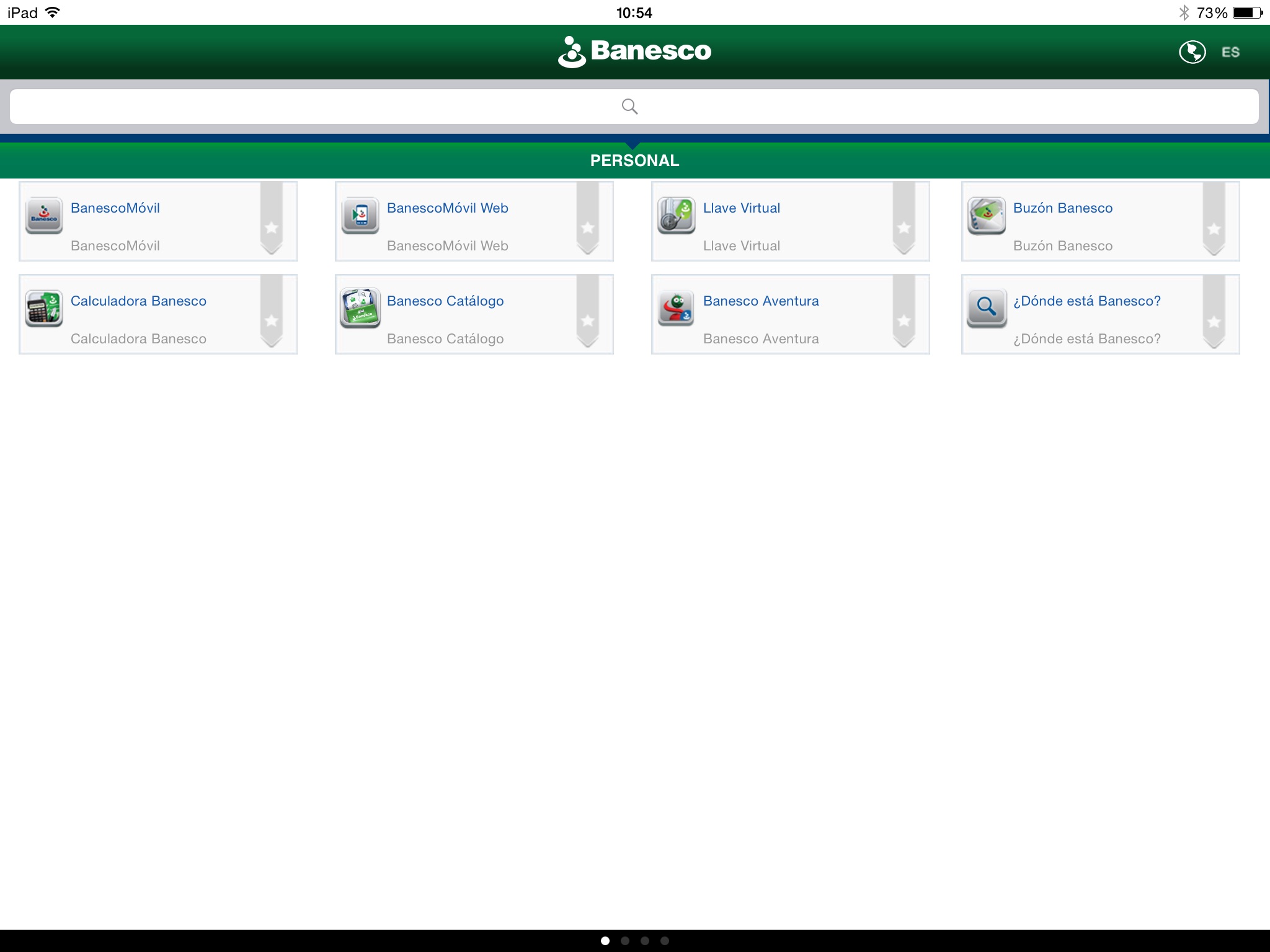 Banesco Móvil for iPad screenshot 2