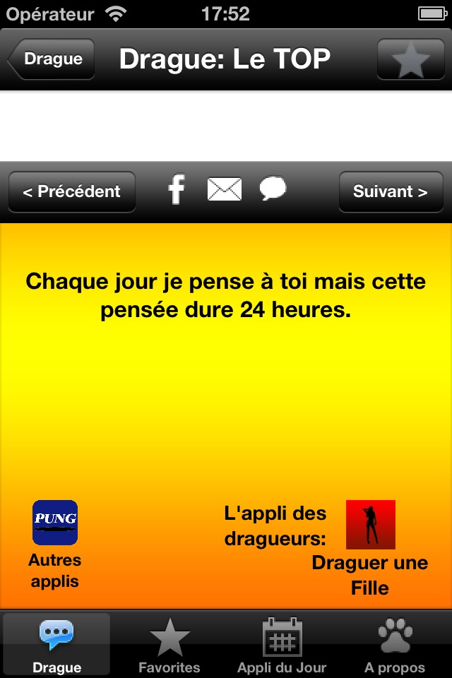 Drague : le TOP des phrases screenshot 3