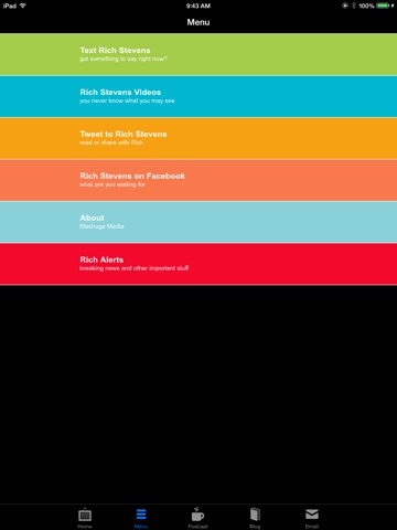 Rich Stevens Show for iPad screenshot 3