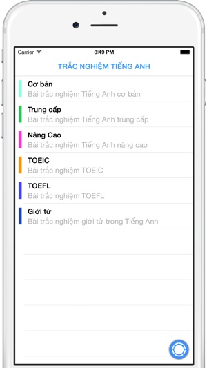 Trắc Nghiệm Tiếng Anh