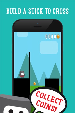 Puffy Ninja Marshmallow Hero Game With A Stick - Fun Hero Platform Game For Girls & Boys screenshot 2