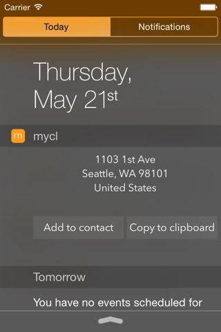 mycl – my current location screenshot 2