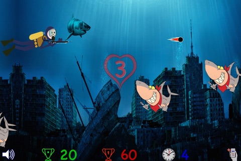 Shark Attack! Deep Sea Diver screenshot 2